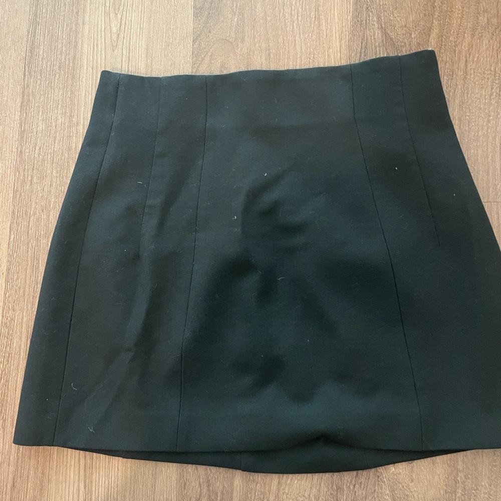 Zara black mini skirt